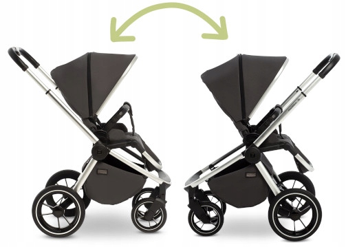 Moon Buggy RESEA S wózek 2w1 Black Głębokość produktu 95 cm