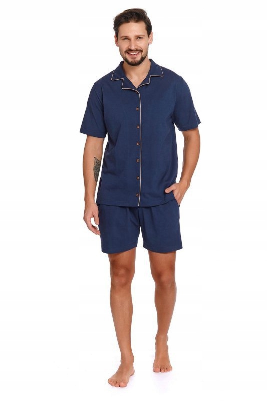Pohodlné pyžamo Doctornap Pmb 4261 Modré XL