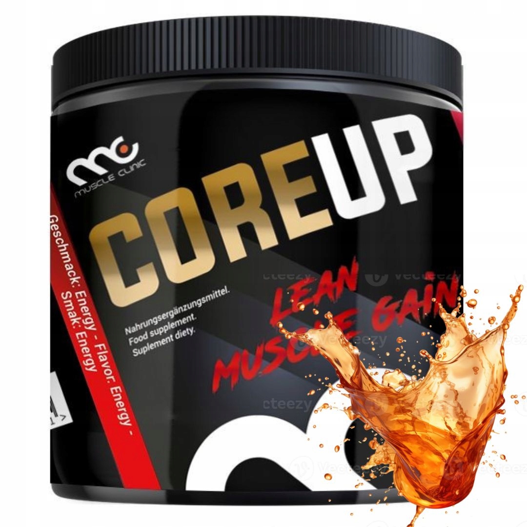 Muscle Clinic CoreUP 300 g energetický kreatin cordyceps pískavice monohydra