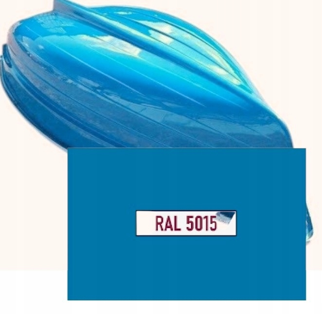 Gelkot-topkot Ral 5015 Modrá Pryskyřice Polyesterová Podložka Skleněná Tkanina