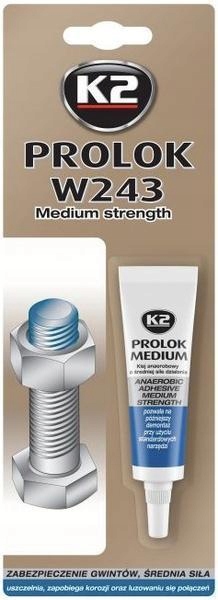 

K2 Prolok Klej Do Gwintów Śrub Średnia Siła 6ML
