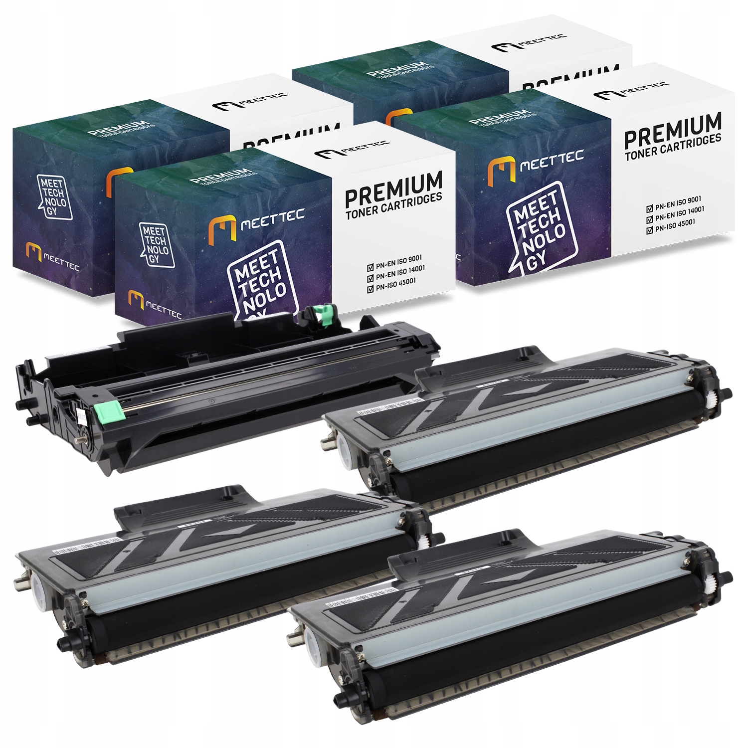 

Zestaw 3 x toner TN2120 Bęben DR2100 do Brother