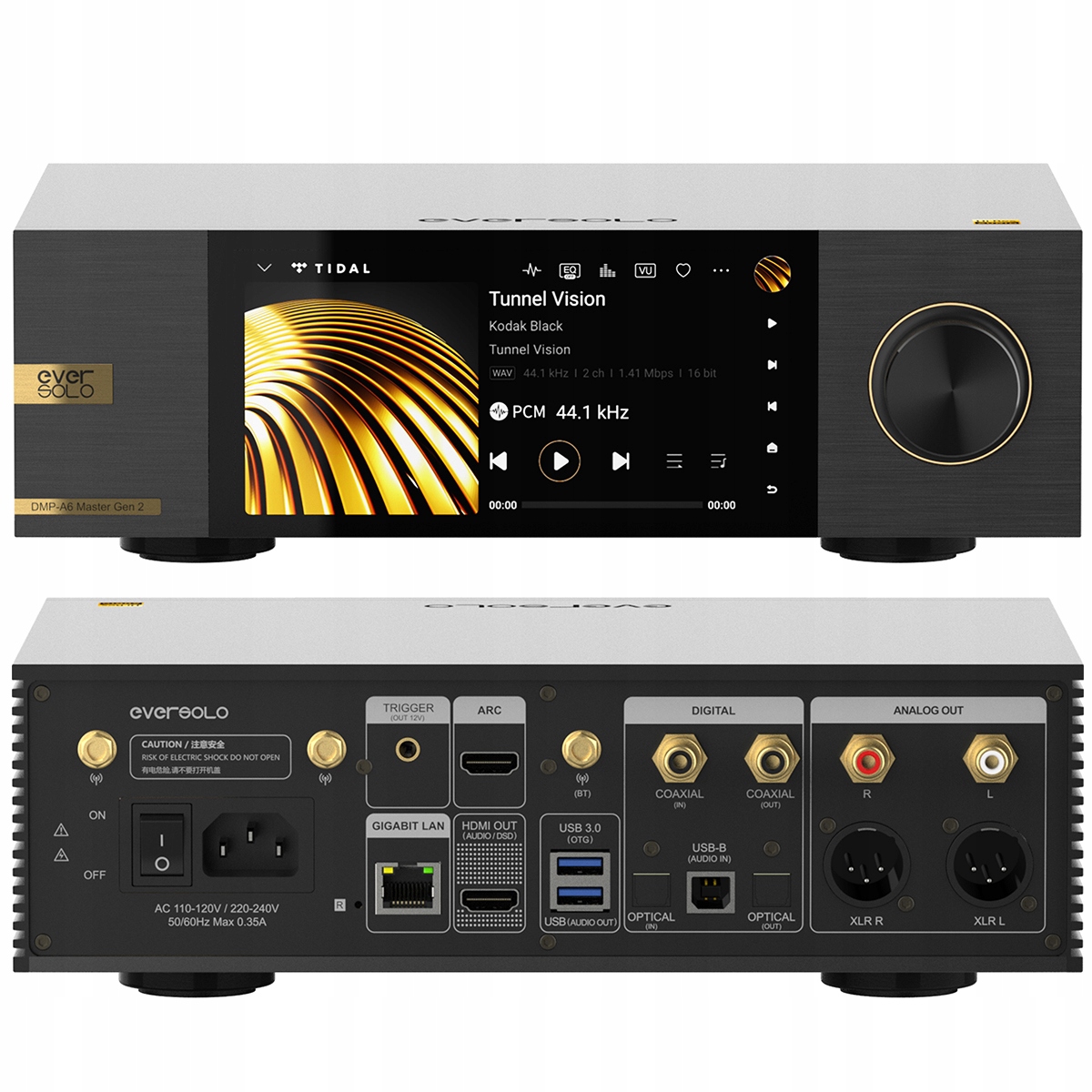 EverSolo DMP-A6 Master Edition gen2 Odtwarzacz Sieciowy Xlr Mqa Hdmi Dsd