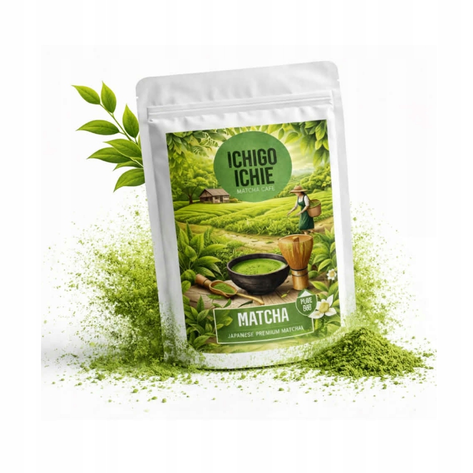 Matcha Japonská 1. Sbírka Zelený Čaj Premium Denní 500 g 250 porcí