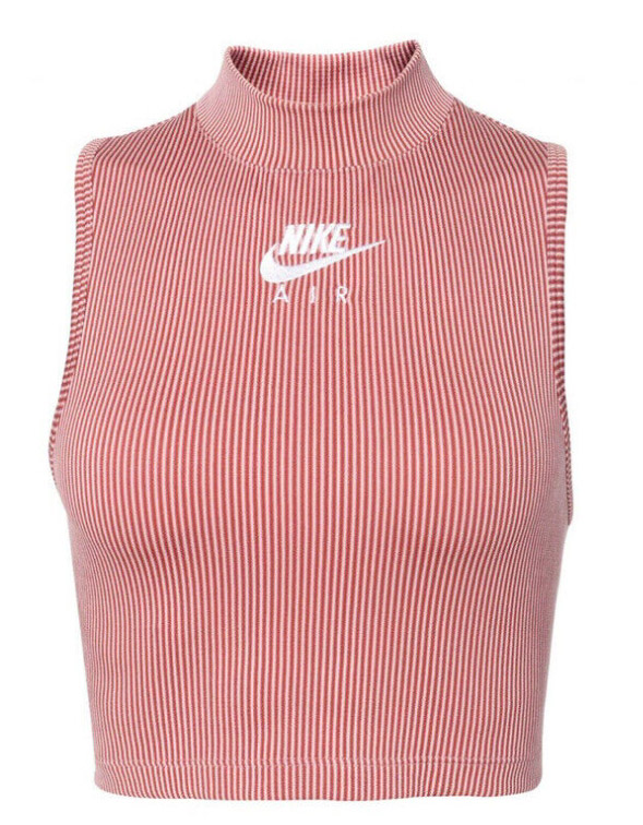 NIKE AIR TOP W PRĄŻKI RÓŻ RIB CROP CZ9341630 r. XS Marka Nike