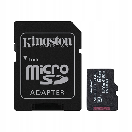 Kingston Uhs-i 64 Gb Priemyselná karta microSDHC/SDXC Trieda pamäte F