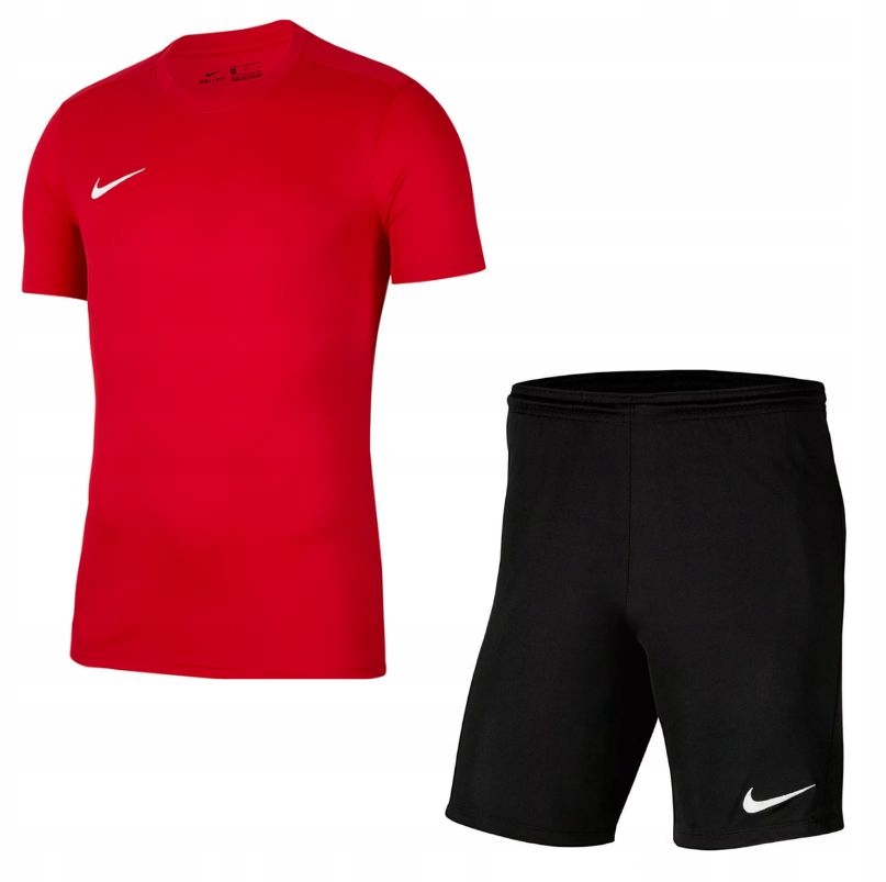 Fotbalový komplet červený Nike Park VII kraťasy tričko vel. S