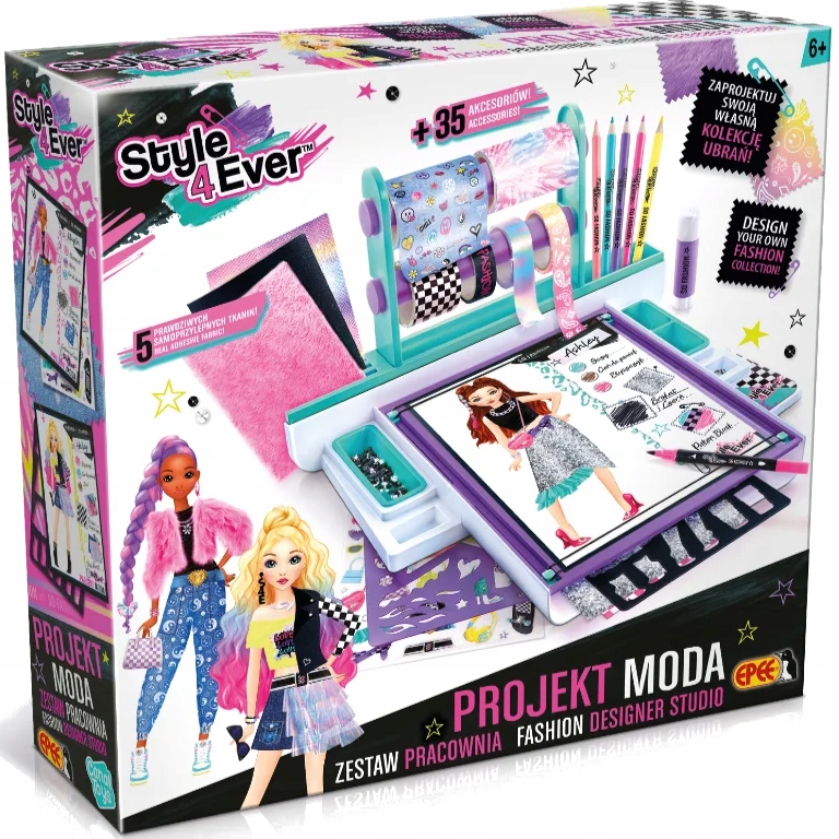 PROJEKT MODA ZESTAW PRACOWNIA FASHION Kreatyne Projektowanie ubrań EPEE