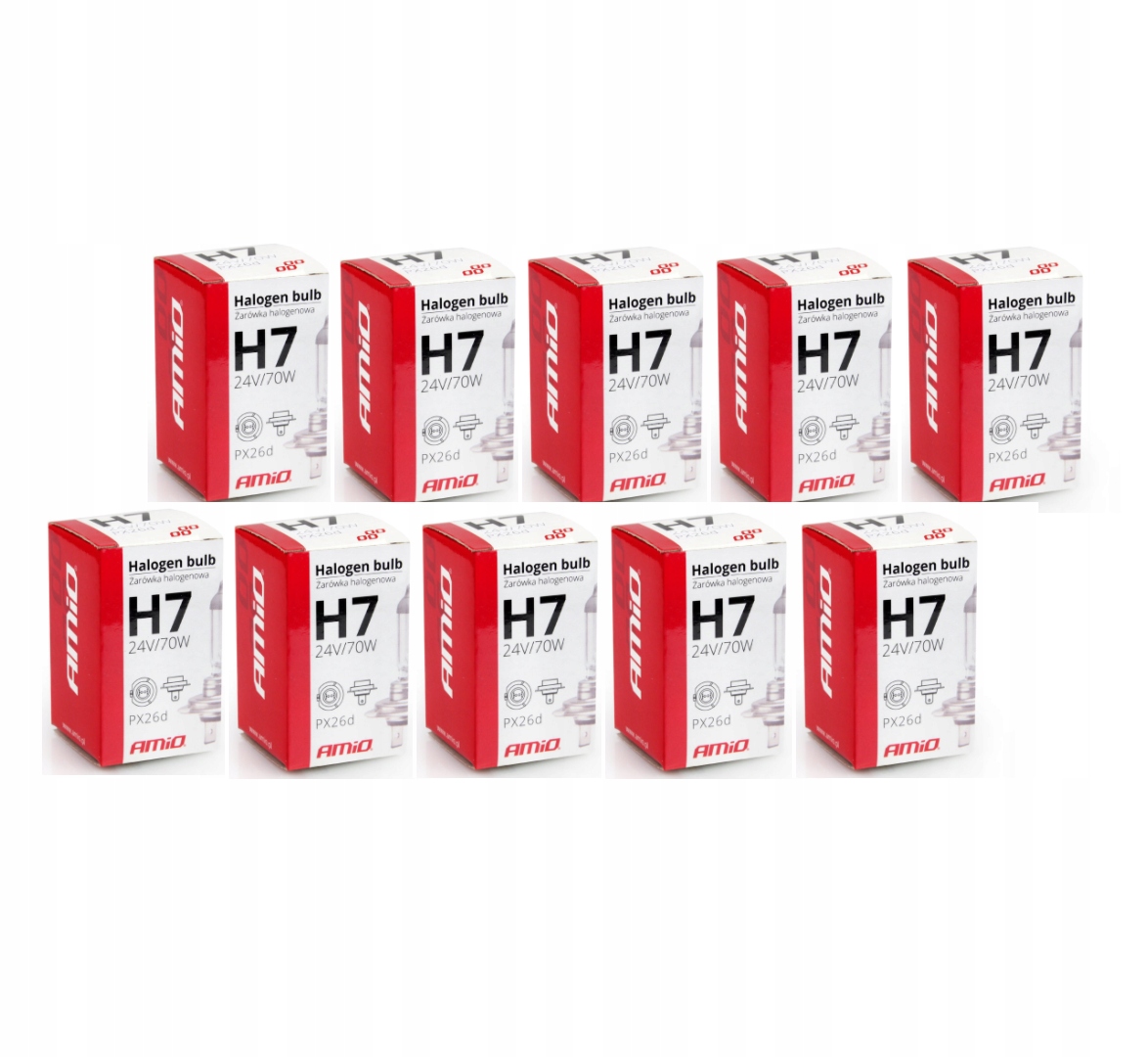 

Żarówka Halogenowa H7 24V 70W filtr Uv E4 Żarówki