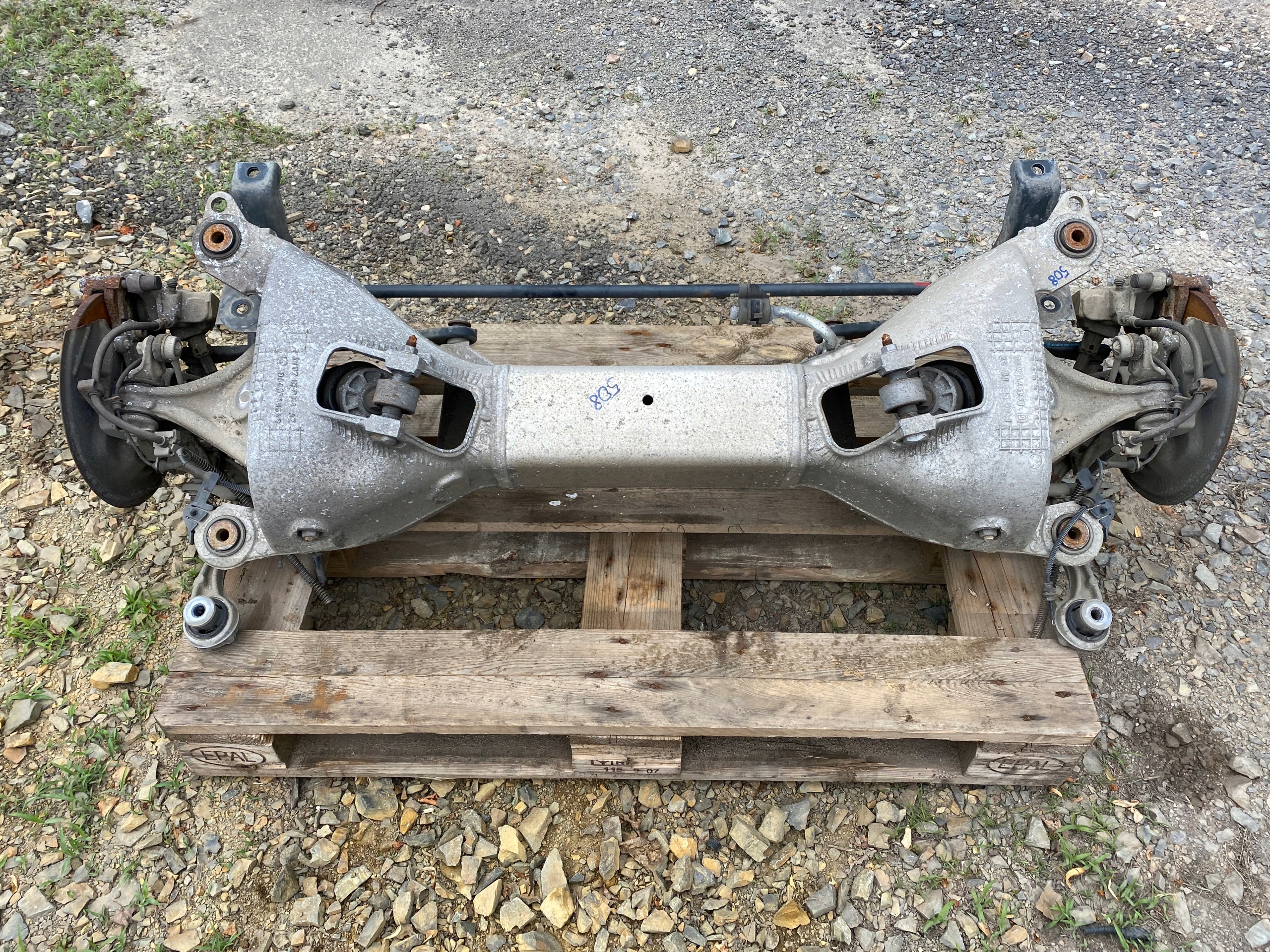 PEUGEOT 508 I SEDAN BELKA ZAWIESZENIE TYŁ KOMPLET