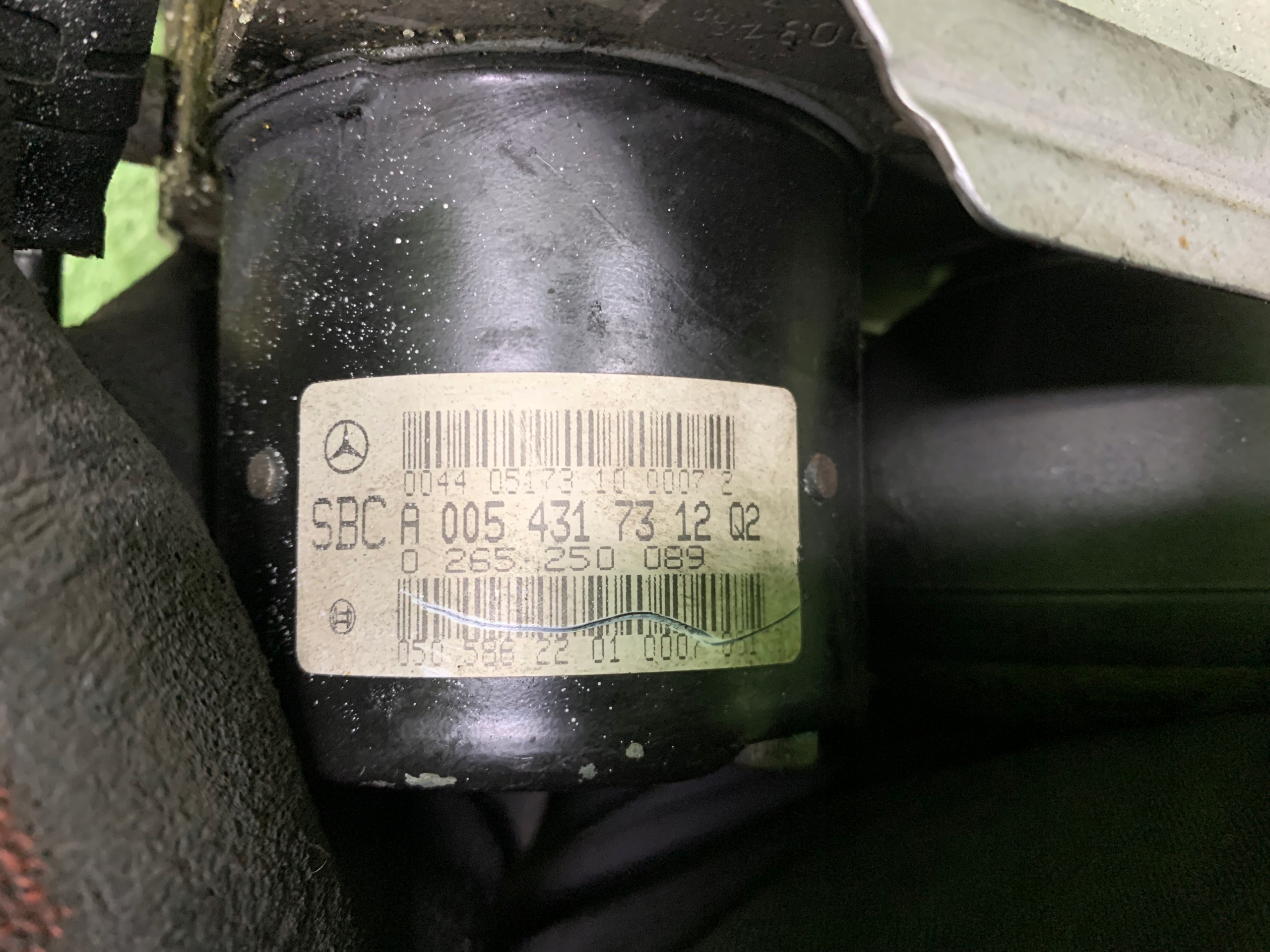MERCEDES E-class W211 pump SBC ABS A0054317312 0265960025 0265250089