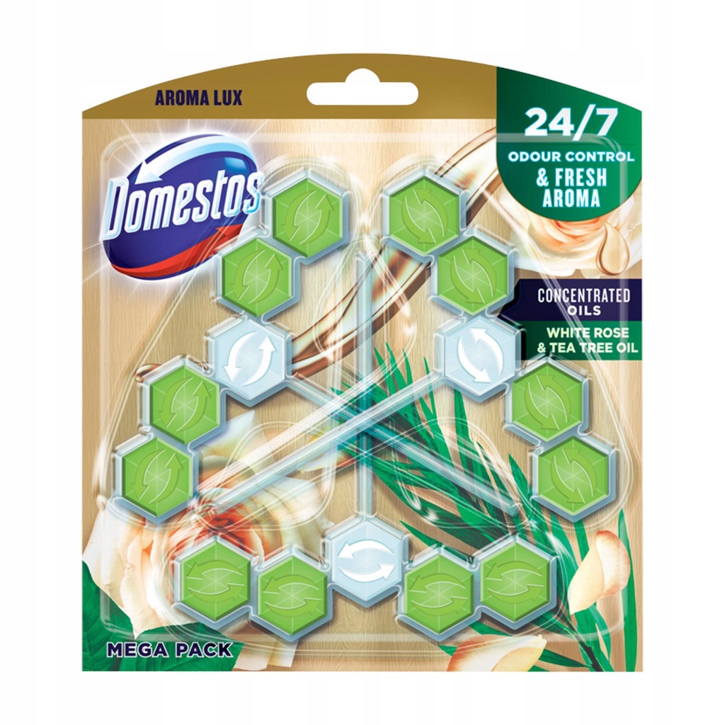 

Domestos Kostka toaletowa Aroma Lux White Rose