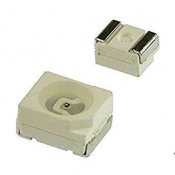 Dioda LED SMD YELLOW 590nm PLCC-2 3528, 50 sztuk