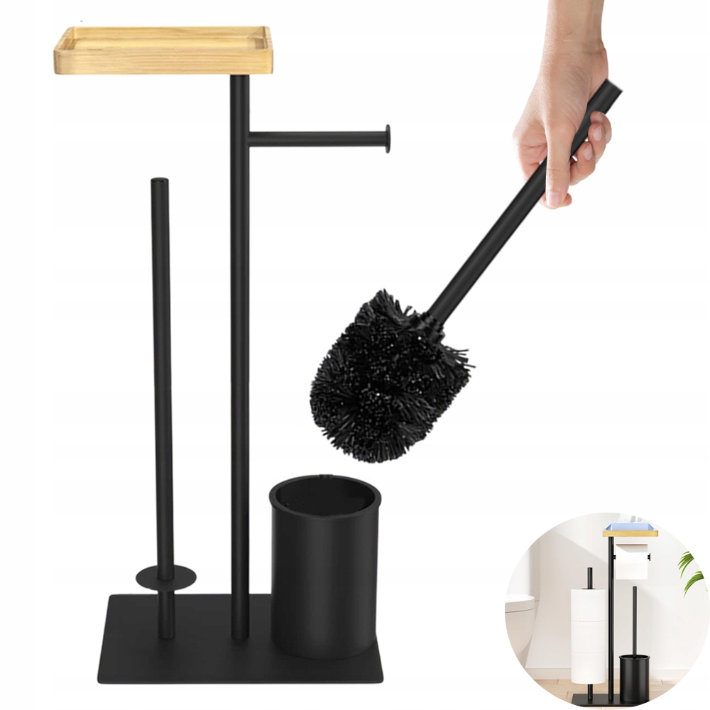 Stojan Na Toaletní Papír S Odnímatelným Toaletním Kartáčem, Praktický