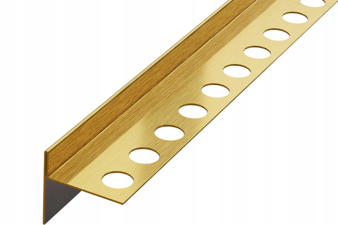 

Listwa Brodzikowa Spadkowa Złota Matowa Lewa 120cm