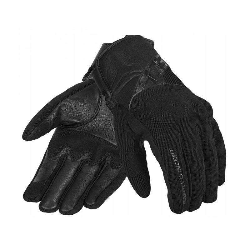 Krátké motocyklové rukavice Seca X-stretch II Black černé Bonus