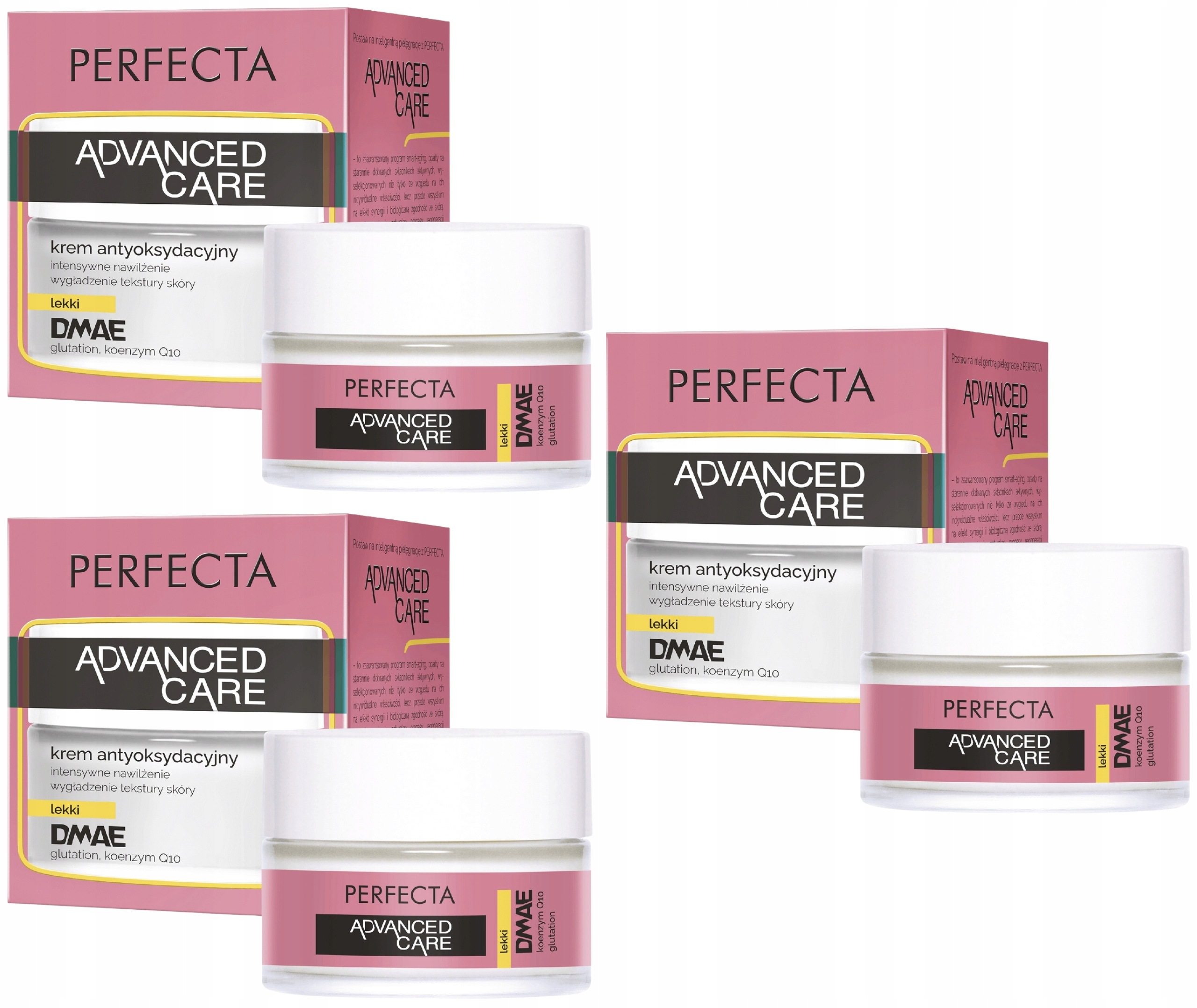 3 x Perfecta Antioxidační krém na obličej 50 ml Hydratace Advanced Care