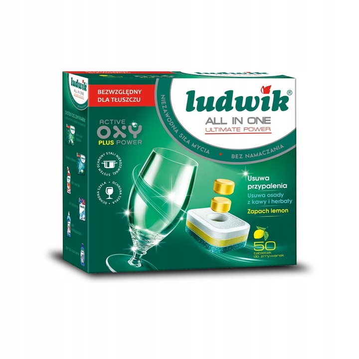 

Ludwik Tabletki do zmywarki lemon All in One 50sz