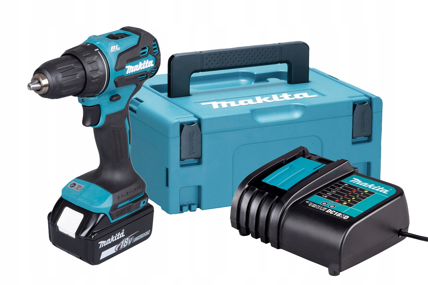 Makita DHP490SF1J Wiertarko Wkrętarka Udarowa 18V 65Nm Makita Pl