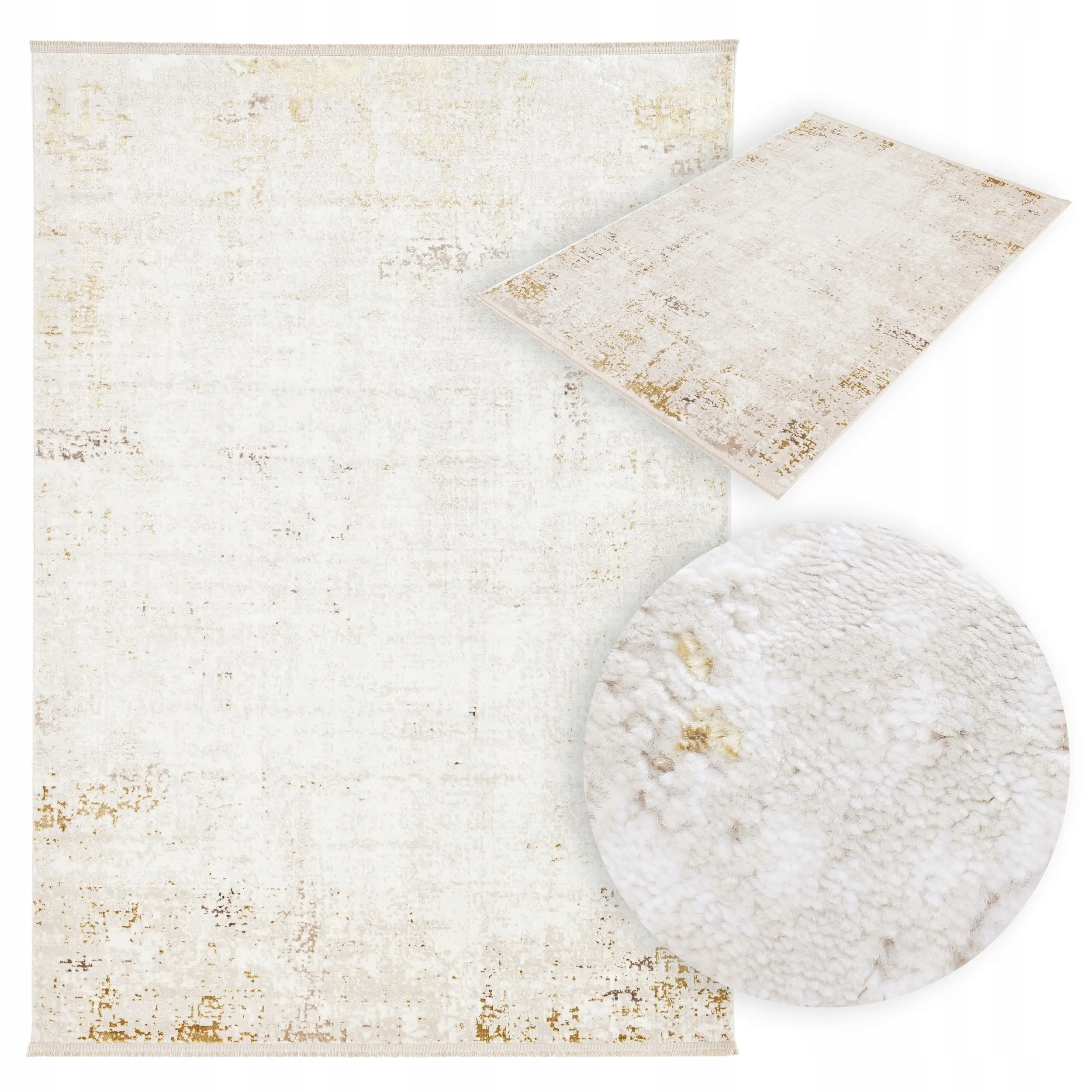 Dywan Luna Nebbia Beige do salonu kremowy 200 x 290 Arte