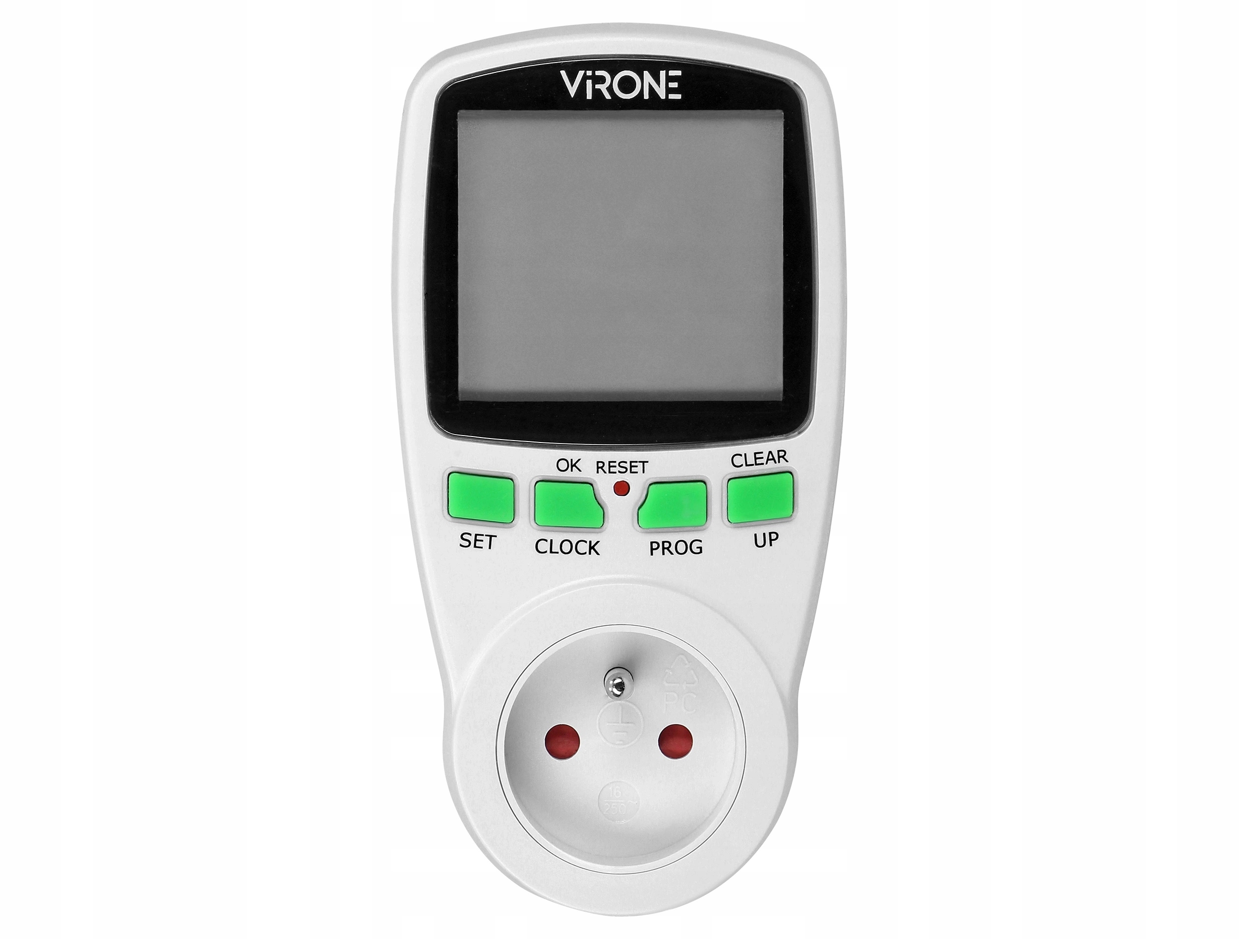 ORNO Timer Programator Czasowy Elektroniczny LCD Włącznik do Gniazdka Marka Virone