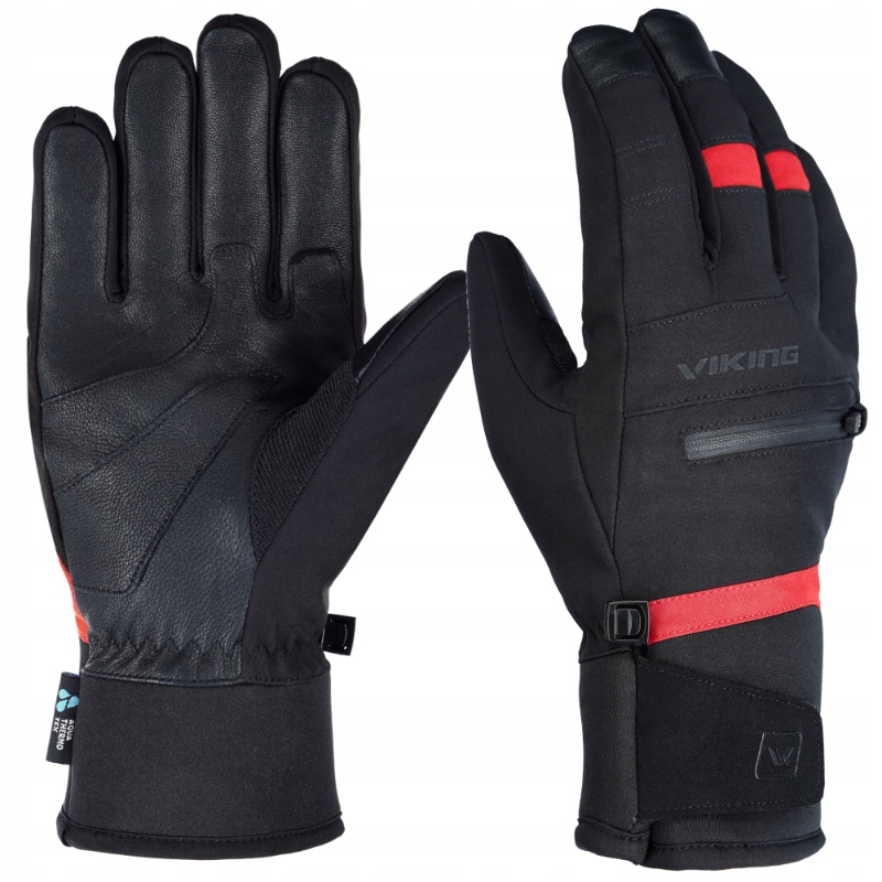 Pánské lyžařské rukavice Viking Kuruk 2.0 Kapsa Na Ski Pass 8