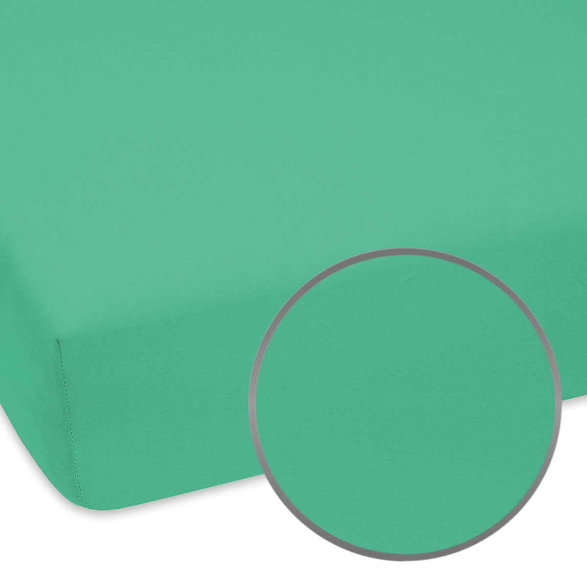 

Prześcieradło bawełniane pistacjowe 80x180 jersey