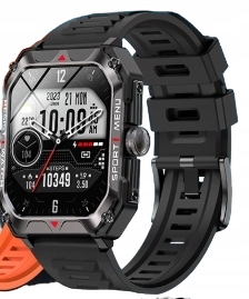 Smartwatch H22 Fitness Użytku Lekki Czarny Wytrzymały 2x Wymienne Paski