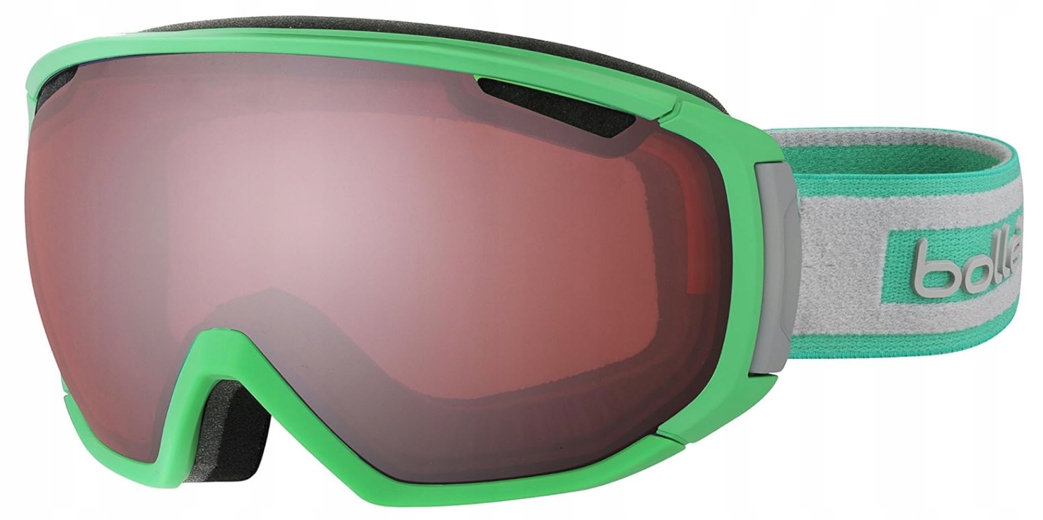 Lyžařské brýle Bolle 21445 Uv filtr 400, kategorie 2, Zelená Šedá