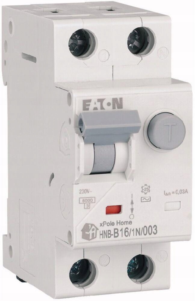 Eaton Proudový Jistič B 16A 1P+N 2 M 30 M Ac 6KA
