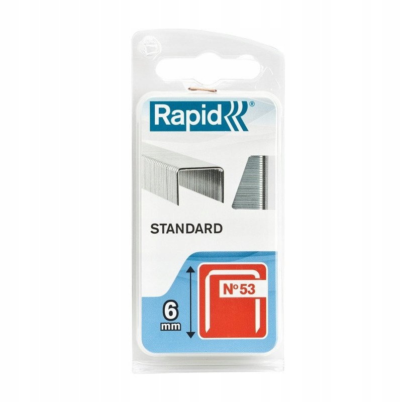 

Zszywki Standard 53/6mm 1080szt Rapid 40109560