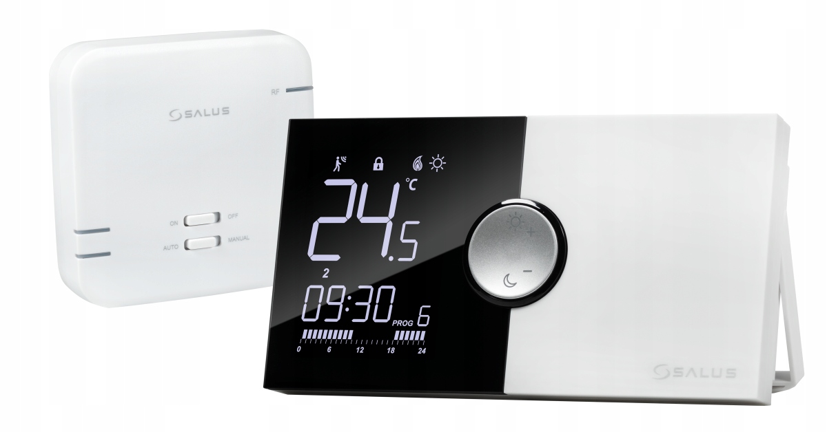 Bezprzewodowy natynkowy regulator tygodniowy bateryjny Salus 091 Pro Rf