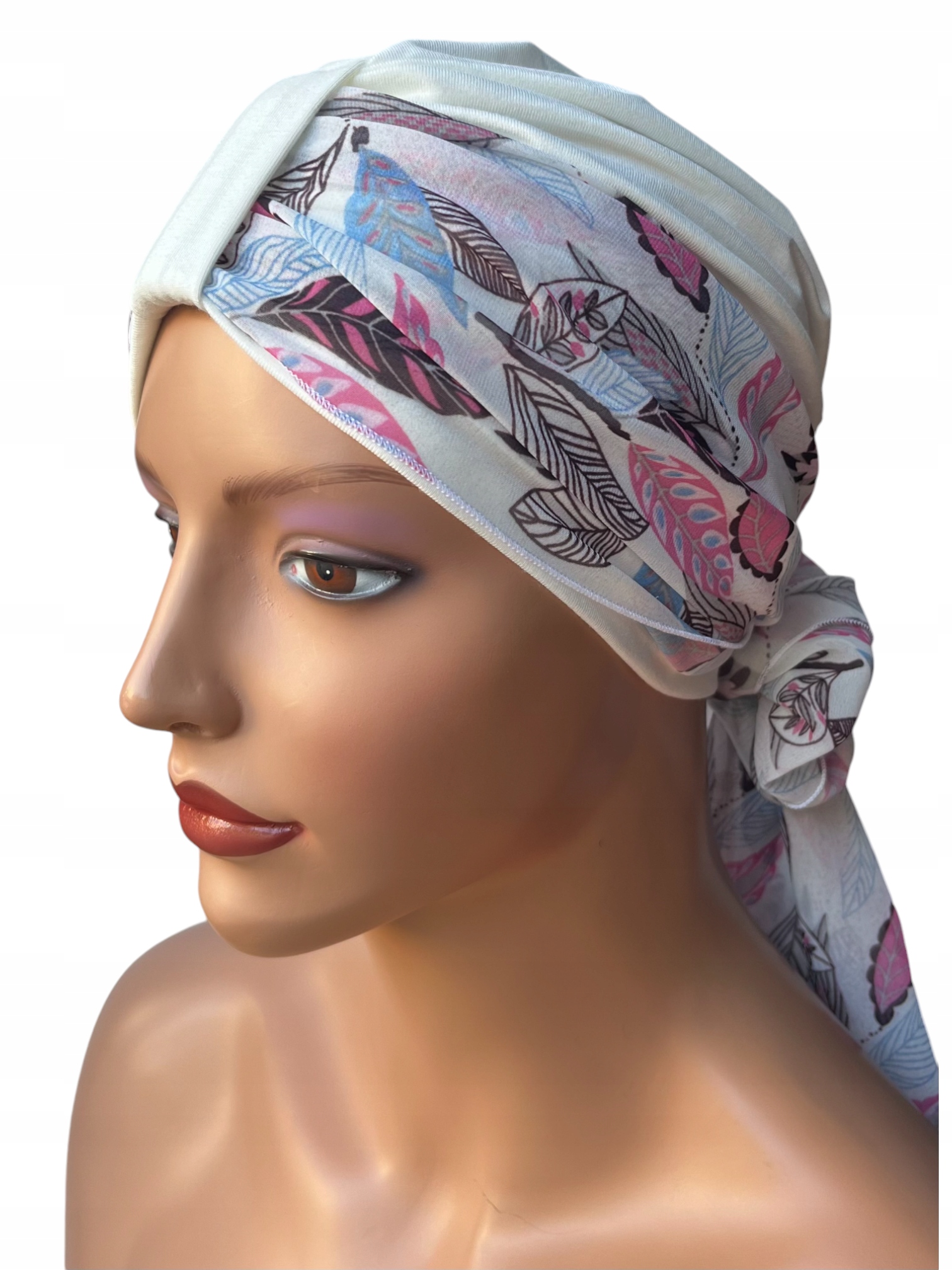 Turban Julia Polska damska chusta+czapka-z bambusa na plażę i na co dzień Marka Eva Design