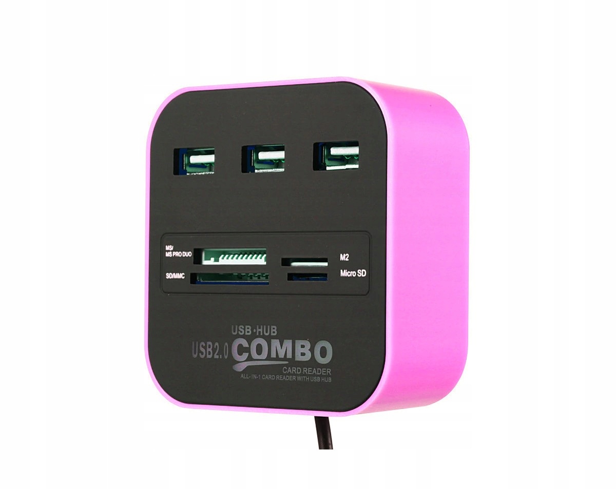 

Hub Usb +czytnik kart micro Sd Ms jak Ikea Klockis