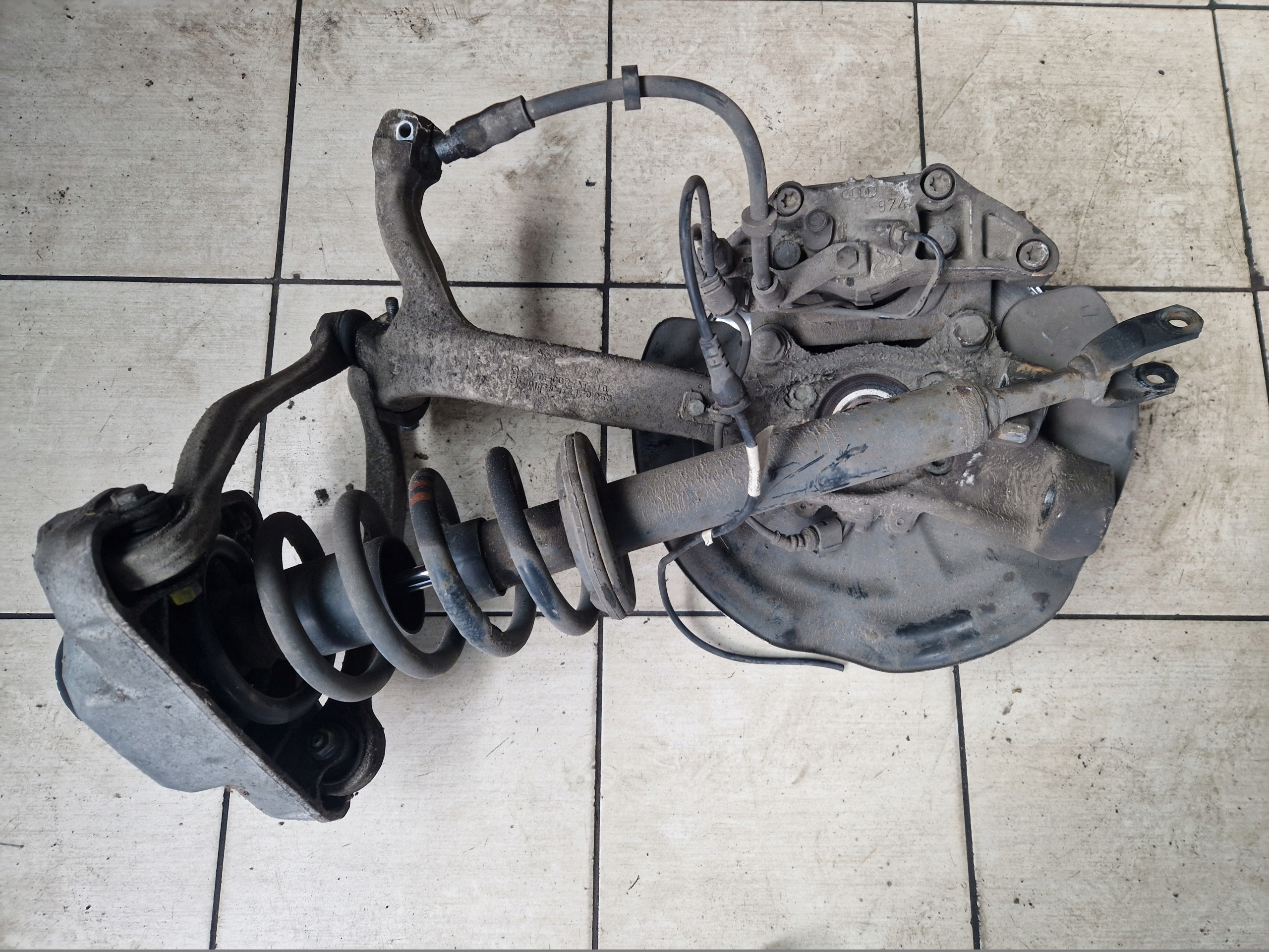 AUDI A6 C6 2.7 TDI shock absorber McPherson swing right front KOMPLET