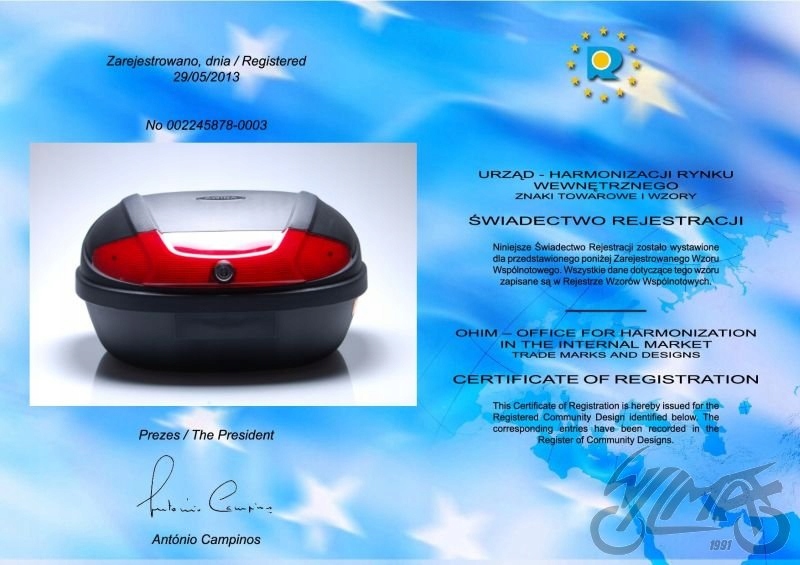 KUFER TYLNY TYŁ 48L DUŻY MOTOCYKL 2 KASKI CENTRALN EAN (GTIN) 5029878547962