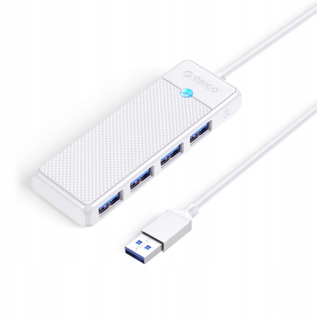 Hub Usb Orico PAPW4A-U3 4-portowy 4x Usb-a 3.0 0,15 m biały