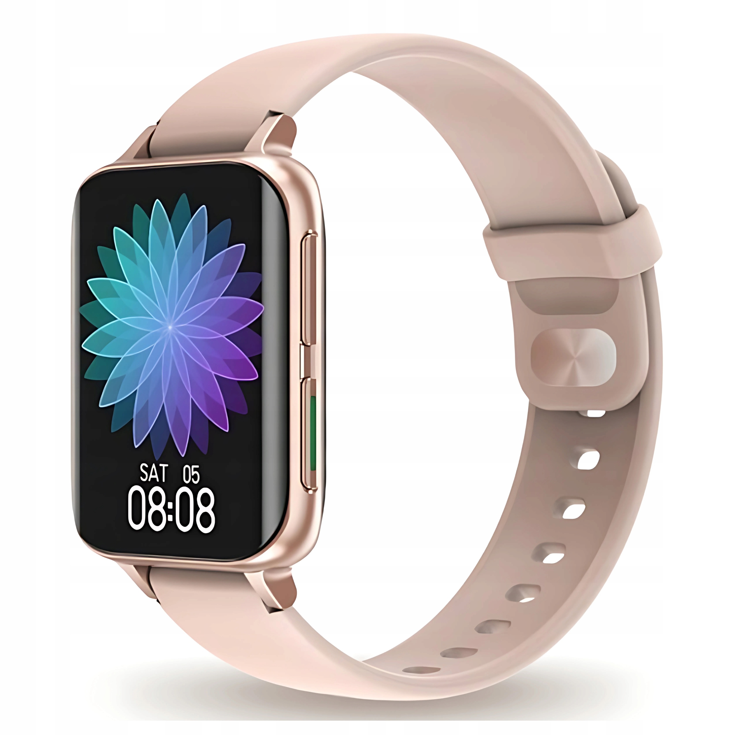 Chytré Hodinky Sportovní zlatý velký displej Bluetooth tepová frekvence 1.78palcový displej