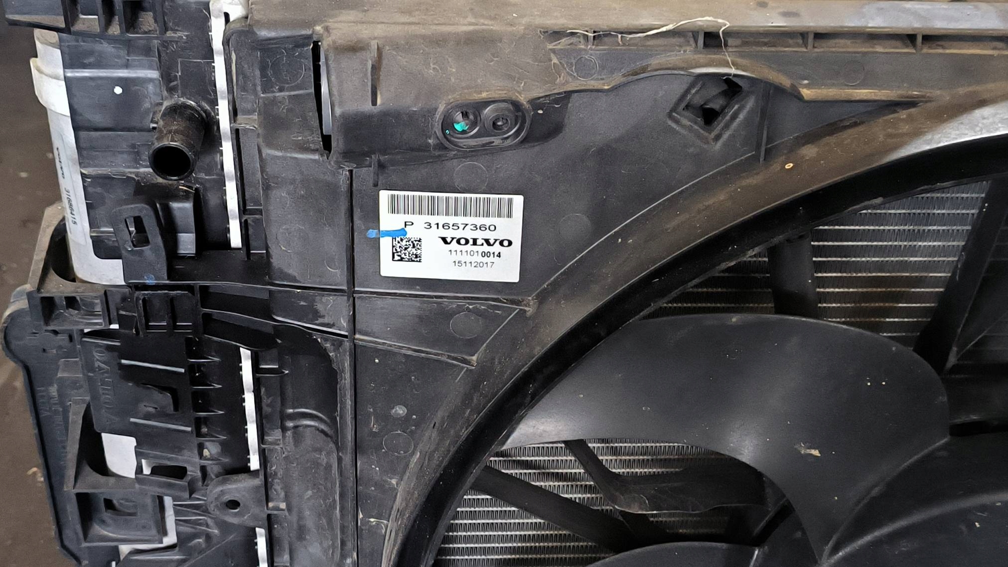 support panel for radiators radiator VOLVO S90