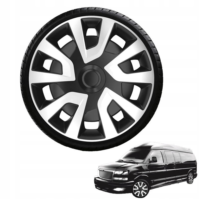 КОВПАКИ GORECKI REVO VAN SILVER BLACK 16