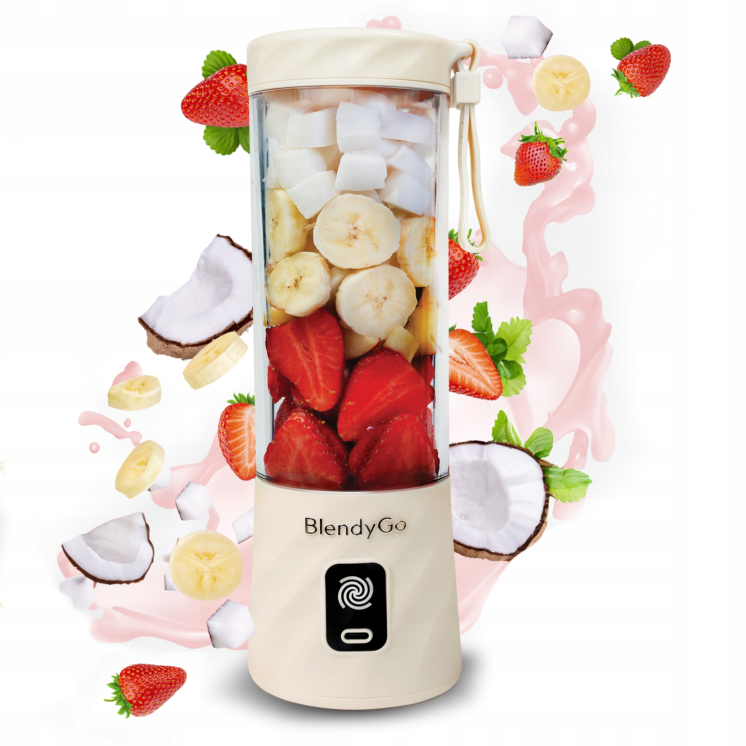 Přenosný mixér BlendyGo – 3 mini mixéry na smoothie, led a mražené ovoce