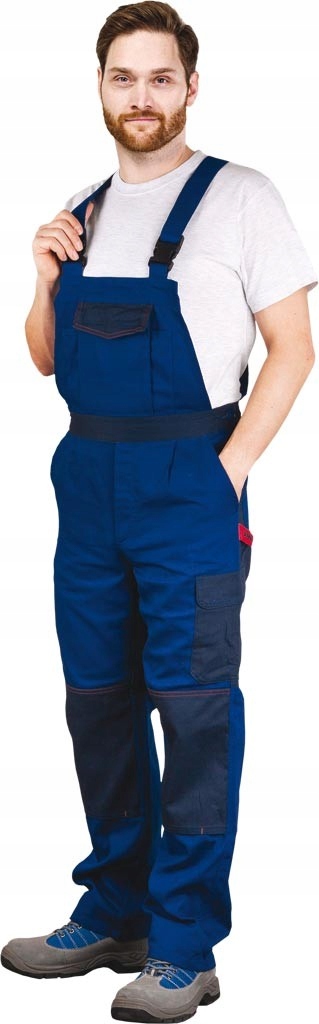 Spodnie robocze ogrodniczki męskie bawełniane r.60