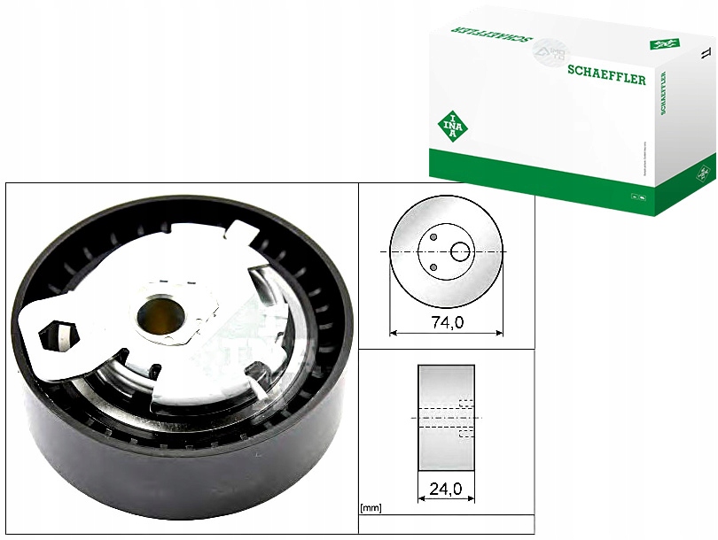 INA531 0497 10 Rolka Rozvodového Řemene Ford 1,8DI/T Asistent řidiče #33