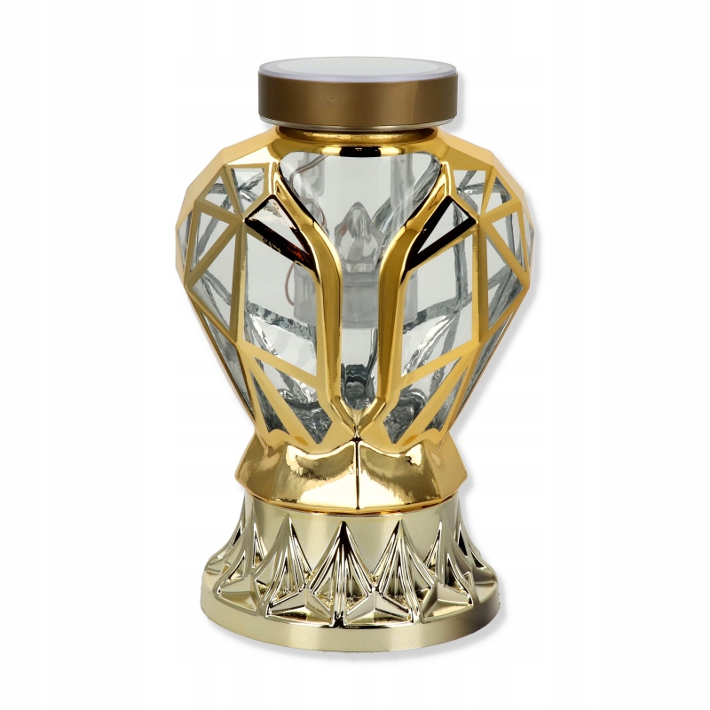 Hřbitovní Svíčka Srdce Zlaté Retina Solar 27CM