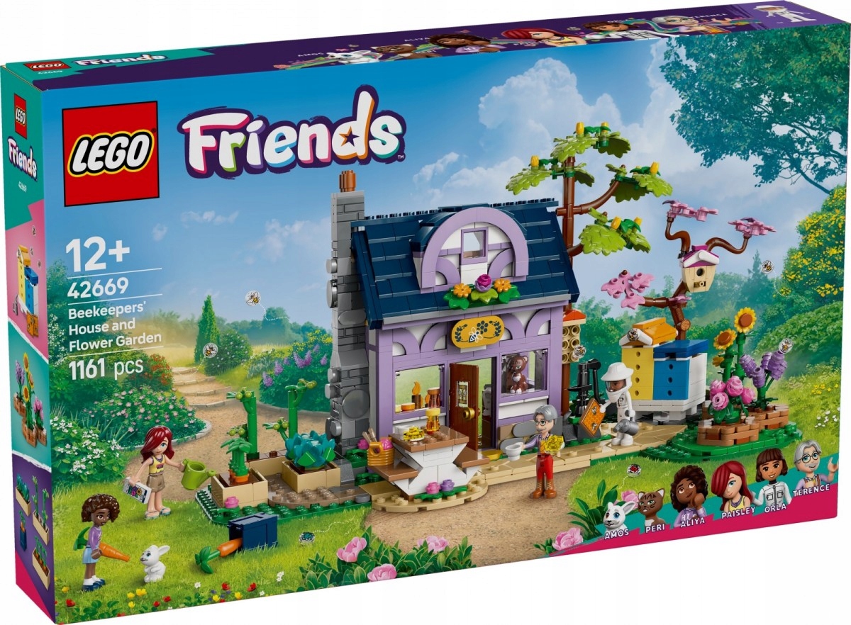 Lego stavebnice Friends 42669 Dům včelařů a květinová zahrada