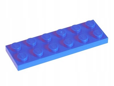 

Lego Płytka zwykła 2x6 3795 niebieska 2 szt.