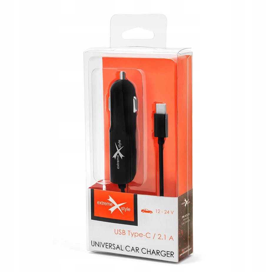 Ładowarka samochodowa USB typ C 2000 mA