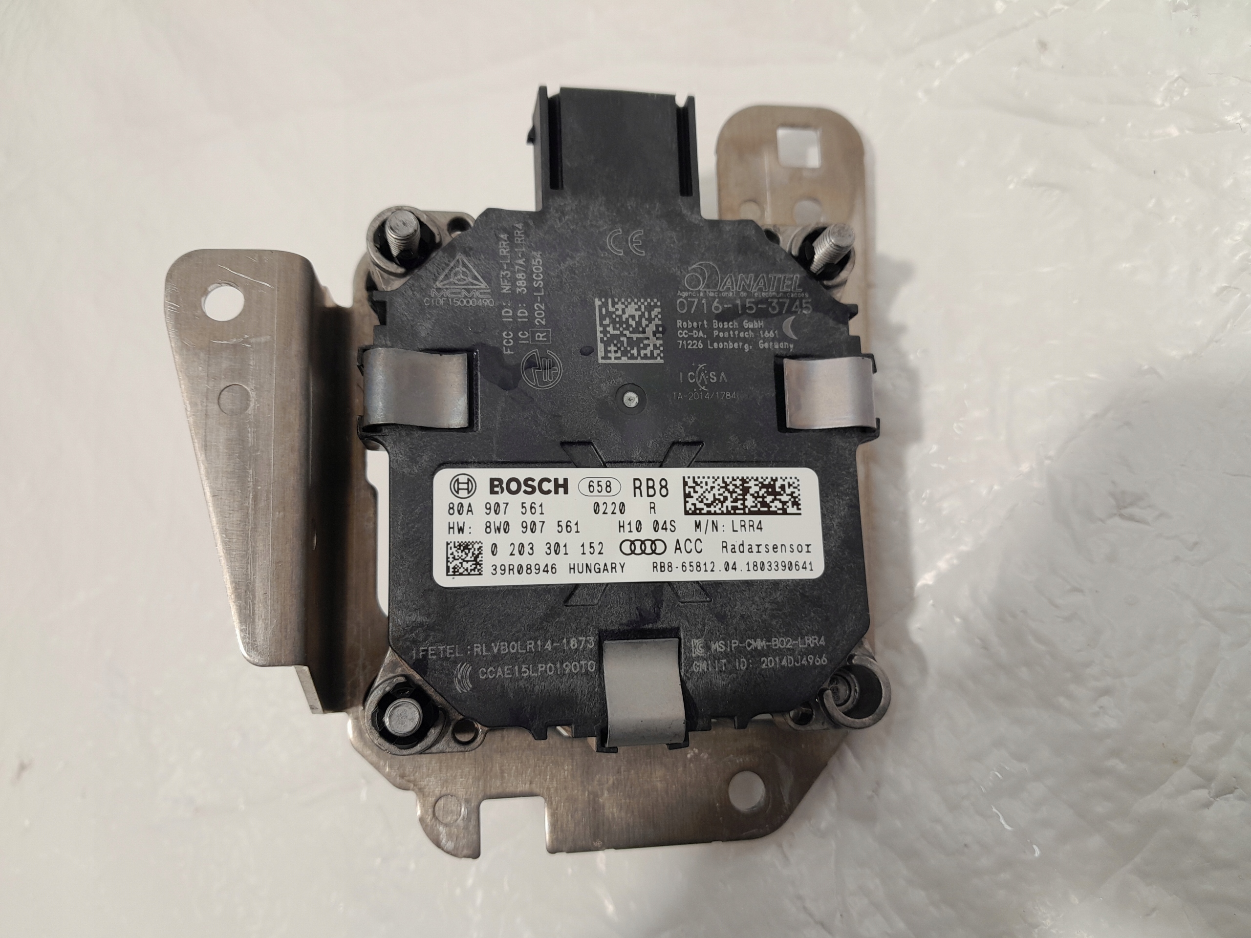 AUDI Q5 80A DISTRONIC RADAR ODSTEPU bracket 8W0907561 80A907574