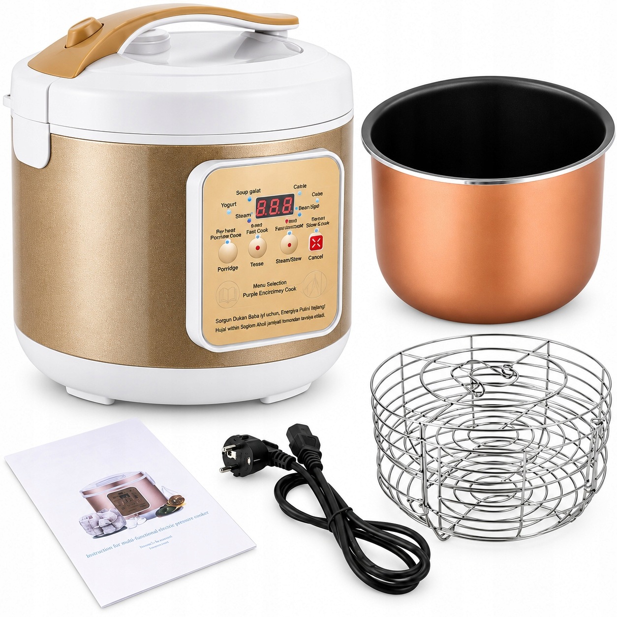 6l černý česnekový fermentor automatická inteligentní fermentační nádoba