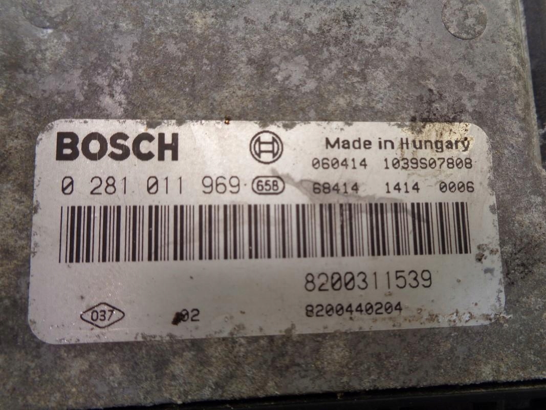 KOMPUTER RENAULT ESPACE IV 0281011969 8200311539 Typ samochodu Samochody osobowe